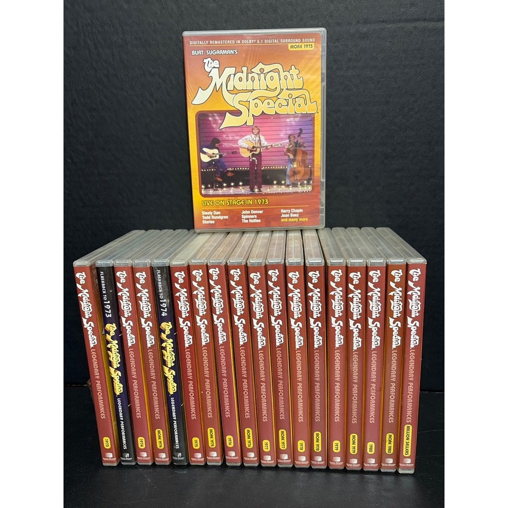 Burt Sugarman The Midnight Special Legendary Performances 19 DVD Set